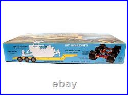 125 Amt Cat Dozer Crawler & Lowboy Trailer Set Plastic Model Kit Misb