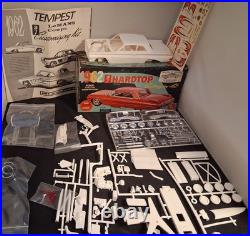 125 Vintage AMT 1962 Pontiac Tempest LeMans HT K-6022 3n1 unbuilt kit Wow NICE