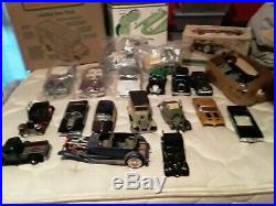 18 AS IS die cast model cars parts, frames metal kits collection ford chevy amt