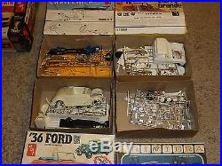 18 vintage AMT/Revell/Monogram Model kits, 1970s, Bad Actor, Street Rods etc