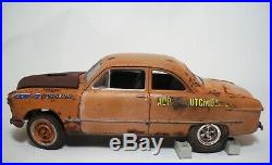 1949 Ford Coupe Drag Gasser Barn Find Rat Rod Weathered Pro Built AMT 1/25