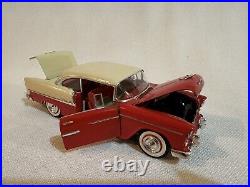 1955 Chevrolet Bel Aire MPC AMT 125 Professional Built model Operable Parts