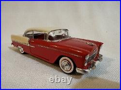 1955 Chevrolet Bel Aire MPC AMT 125 Professional Built model Operable Parts