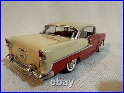 1955 Chevrolet Bel Aire MPC AMT 125 Professional Built model Operable Parts