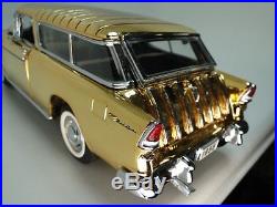 1955 Chevy Built 1 Nomad BelAir Car 12 Carousel GOLD 24k Model 24 Metal 18