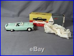 1957 AMT Ford Thunderbird Convertible Dealer Promo Car Mint w Box Friction Motor