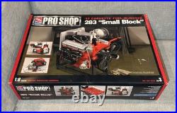 1957 Corvette Fuel-Injected 283 Small Block 16 Model Kit AMT Pro Shop Open Box
