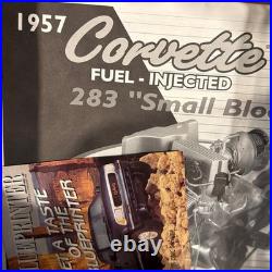 1957 Corvette Fuel-Injected 283 Small Block 16 Model Kit AMT Pro Shop Open Box