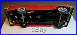 1957 Ford Fairlane 500 HT, AMT Promo-Friction, Toy Store. Red & Black. Straight