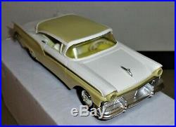 1957 Ford Fairlane 500 Hardtop, Dealer Promo-Coaster. Straight Body, Inca Gold