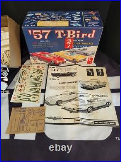 1957 T-Bird Ford Thunderbird 57 Model Kit AMT SMP 3 in 1 1/25 MIB NEW Unbuilt