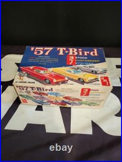 1957 T-Bird Ford Thunderbird 57 Model Kit AMT SMP 3 in 1 1/25 MIB NEW Unbuilt
