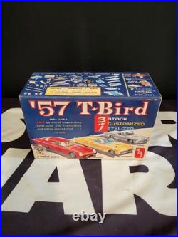 1957 T-Bird Ford Thunderbird 57 Model Kit AMT SMP 3 in 1 1/25 MIB NEW Unbuilt
