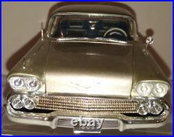 1958 Amt Chevrolet Impala 2 Door Hardtop 348 V-8 Professional Built Model Kit