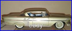1958 Amt Chevrolet Impala 2 Door Hardtop 348 V-8 Professional Built Model Kit
