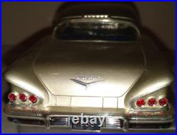 1958 Amt Chevrolet Impala 2 Door Hardtop 348 V-8 Professional Built Model Kit