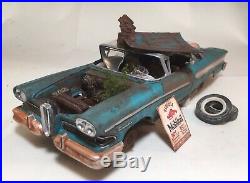 1958 Edsel Pacer Unrestored Junkyard Weathered Barn Find Model Car AMT 1/25