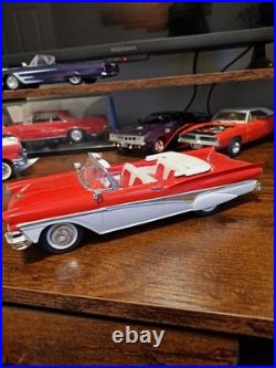 1958 Ford Fairlane 500 Convert. Pro Built Vintage Model Car 1/25 Scale