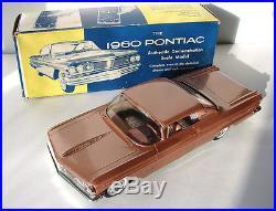 1960 PONTIAC BONNEVILLE HARDTOP WIDE TRACK PROMO With ORIGINAL BOX AMT