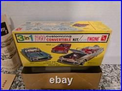 1960 Thunderbird Convertible 60 1/25 Model Kit AMT Vintage MIB Some Started