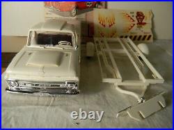 1960's Amt 1961 Ford Pickup Truck 3 In 1 Original Issue Built Model Kit With Box