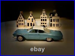 1961 Buick Invicta 2 Door Hardtop Dealer Coaster Promo Model Car 2Tone Blue MINT