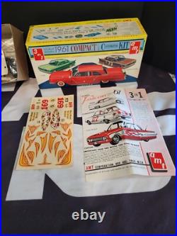 1961 Ford Falcon 61 K-1061 Model Kit AMT 3 Way 1/25 VINTAGE MIB NEW Unbuilt 1961 Ford Falcon 61 K-1061 Model Kit AMT 3 Way 1/25 VINTAGE MIB NEW Unbuilt