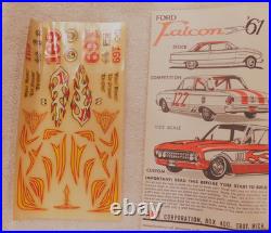 1961 Ford Falcon 61 K-1061 Model Kit AMT 3 Way 1/25 VINTAGE MIB NEW Unbuilt
