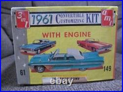 1961 Ford Galaxie convertible Model kit AMT unbuilt sealed