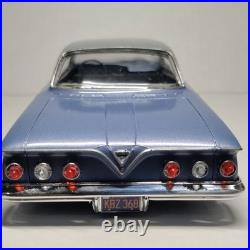 1961 Impala Model Kit Lowrider With 14 X 7 Crome 45 Spokes Wire Wheels 125 Scale