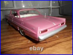 1961 Pontiac Bonneville toy models kits ALL NAME PLATES (scripts) are attached