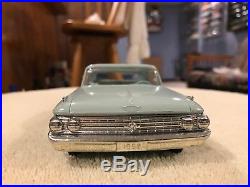 1962 Ford Galaxie top up promo model car in Baffin Blue AMT 125