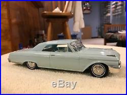 1962 Ford Galaxie top up promo model car in Baffin Blue AMT 125