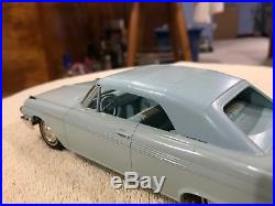 1962 Ford Galaxie top up promo model car in Baffin Blue AMT 125