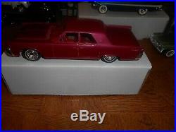 1962 Lincoln Continental 4 Dr. Sedan Promo Striking Royal. Red Metallic Paint
