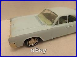 1962 Lincoln Continental Promo Sale Car Model AMT Teal Blue 4 Door