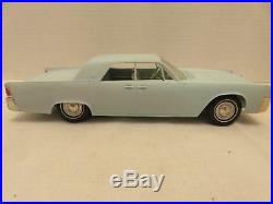 1962 Lincoln Continental Promo Sale Car Model AMT Teal Blue 4 Door