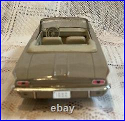 1962 Pontiac Tempest Convertible Promo Car Tan Friction in Box AMT