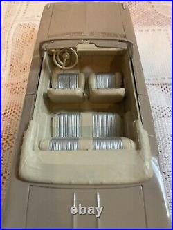1962 Pontiac Tempest Convertible Promo Car Tan Friction in Box AMT