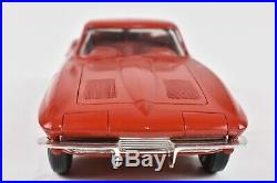 1963 AMT Corvette Split Window Dealer Promo Model Riverside Red 124
