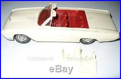 1963 AMT PROMO CAR FORD THUNDERBIRD CONVERTIBLE WithTONNEAU COVER SPORTS ROADSTER