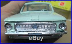 1963 AMT Plymouth Valiant 2dr Hardtop Turquoise New in Original Box No Reserve