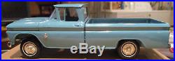 1963 Chevy Apache pickup with box Blue AMT dealer promo 1/25 model Chevrolet