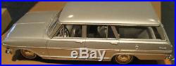 1963 Chevy Nova Station Wagon withbox Silver AMT dealer promo 1/25 model Chevrolet