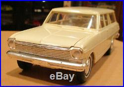 1963 Chevy ll Nova Wagon AMT Craftsman 1/25 built model kit Chevrolet unpainted