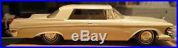 1963 Chrysler Imperial Hardtop with box Beige AMT dealer promo 1/25 model