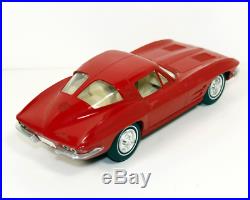 1963 Corvette Promo Riverside Red withWhite interior made by AMT