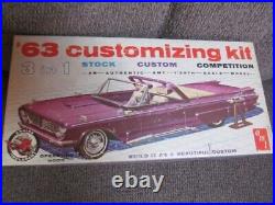 1963 Ford Fairlane Model kit AMT unbuilt complete