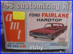 1963 Ford Fairlane Model kit AMT unbuilt complete