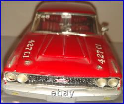1963 Ford Galaxie 500 The Fast Back Race Car Professional Built Model Kit